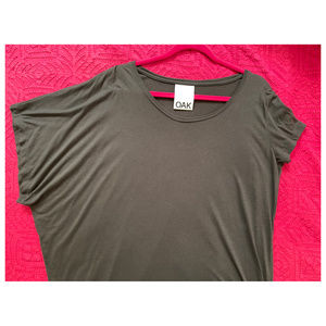 OAK SLOUCHY CREW NECK ASYMMETRIC TOP/DRESS